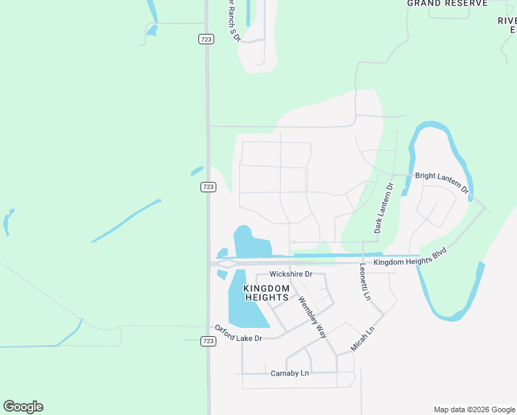 map of restaurants, bars, coffee shops, grocery stores, and more near 6130 Mason Way in Rosenberg