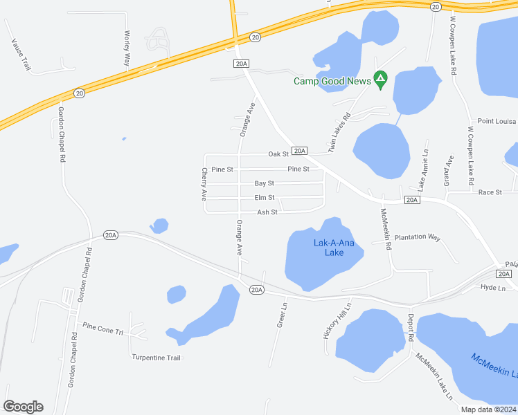 map of restaurants, bars, coffee shops, grocery stores, and more near 216 Ash Street in Hawthorne