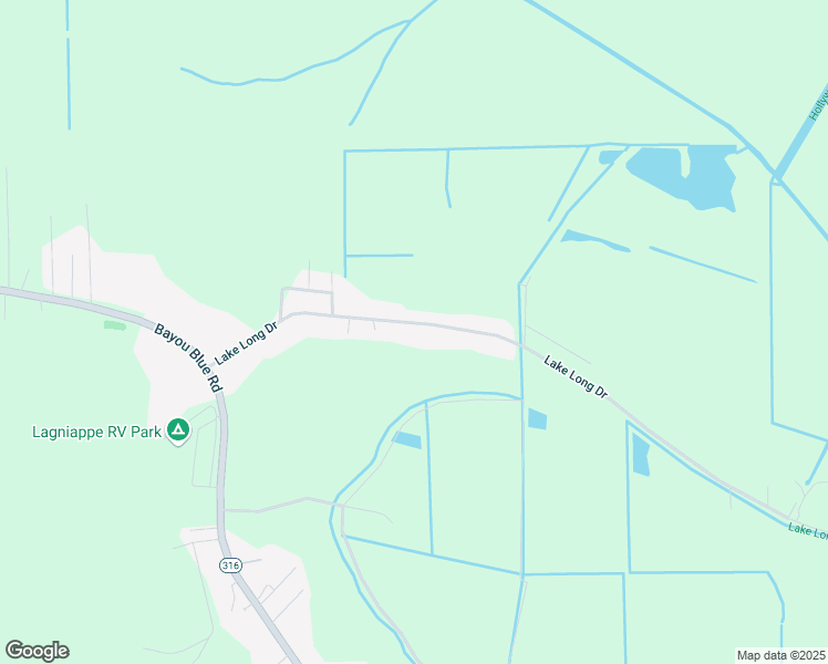 map of restaurants, bars, coffee shops, grocery stores, and more near 161-237 Lake Long Drive in Houma