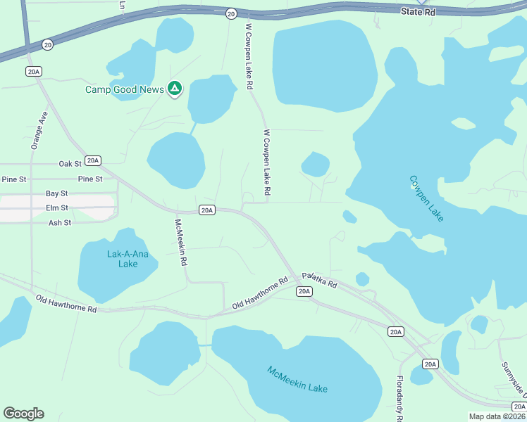 map of restaurants, bars, coffee shops, grocery stores, and more near 111 Race Street in Hawthorne