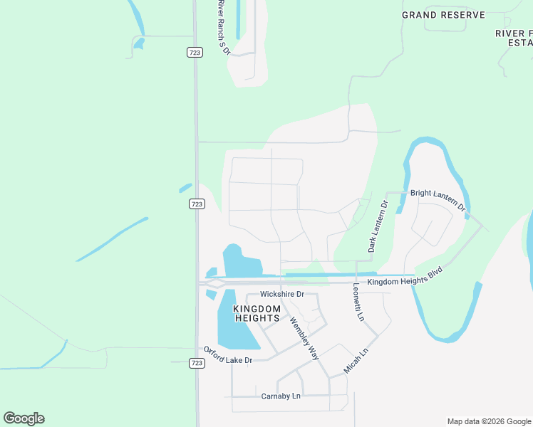 map of restaurants, bars, coffee shops, grocery stores, and more near 2535 Wembley Way in Rosenberg