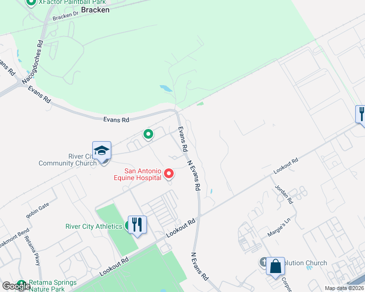 map of restaurants, bars, coffee shops, grocery stores, and more near 8870 East Evans Road in Selma