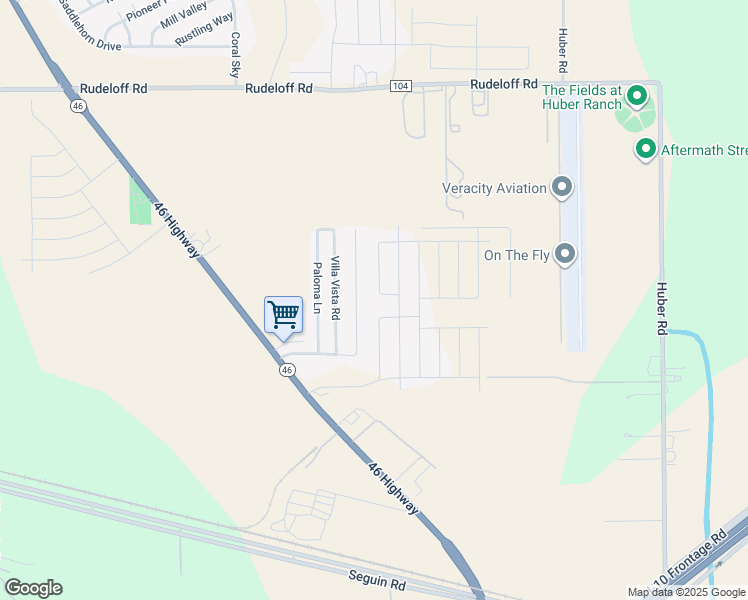 map of restaurants, bars, coffee shops, grocery stores, and more near 2221 Wirtz Bend in Seguin