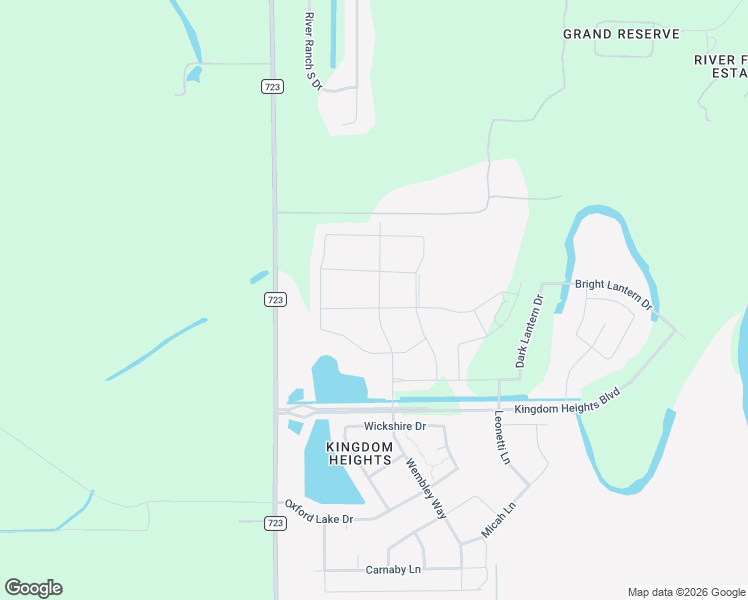 map of restaurants, bars, coffee shops, grocery stores, and more near 2535 Wembley Way in Rosenberg