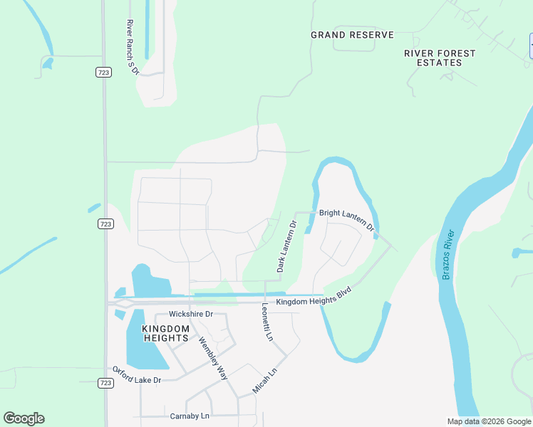 map of restaurants, bars, coffee shops, grocery stores, and more near 2730 Fm 723 Road in Rosenberg