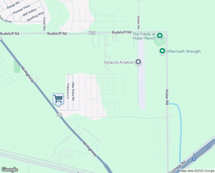 map of restaurants, bars, coffee shops, grocery stores, and more near 125 Paseo Del Rio in Seguin
