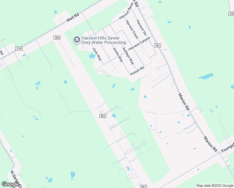 map of restaurants, bars, coffee shops, grocery stores, and more near 2868 Wetz Road in Marion