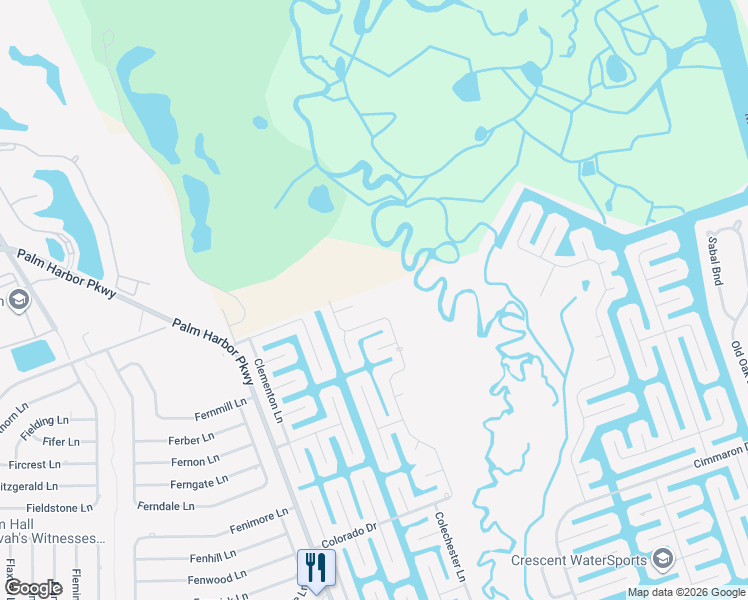 map of restaurants, bars, coffee shops, grocery stores, and more near 82 Covington Lane in Palm Coast