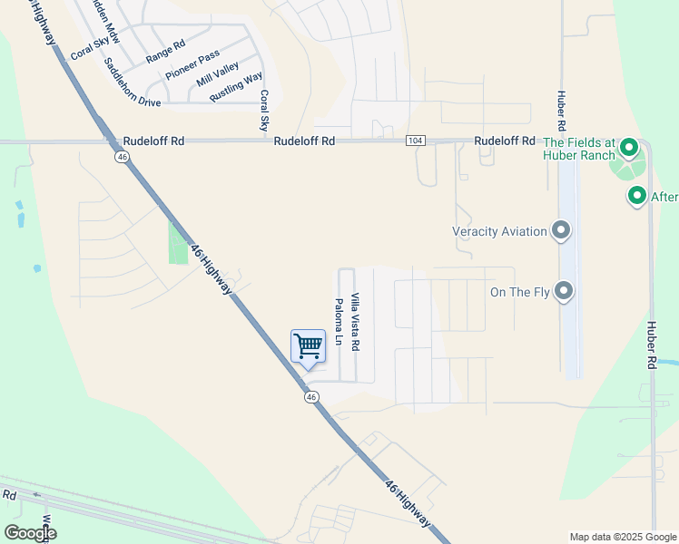 map of restaurants, bars, coffee shops, grocery stores, and more near 2534 Paloma Lane in Seguin