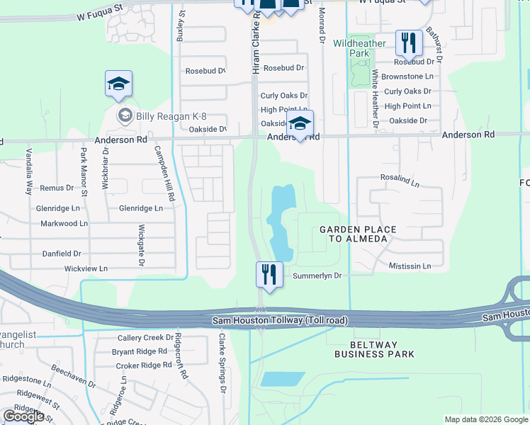 map of restaurants, bars, coffee shops, grocery stores, and more near 266 Avenue B in Houston