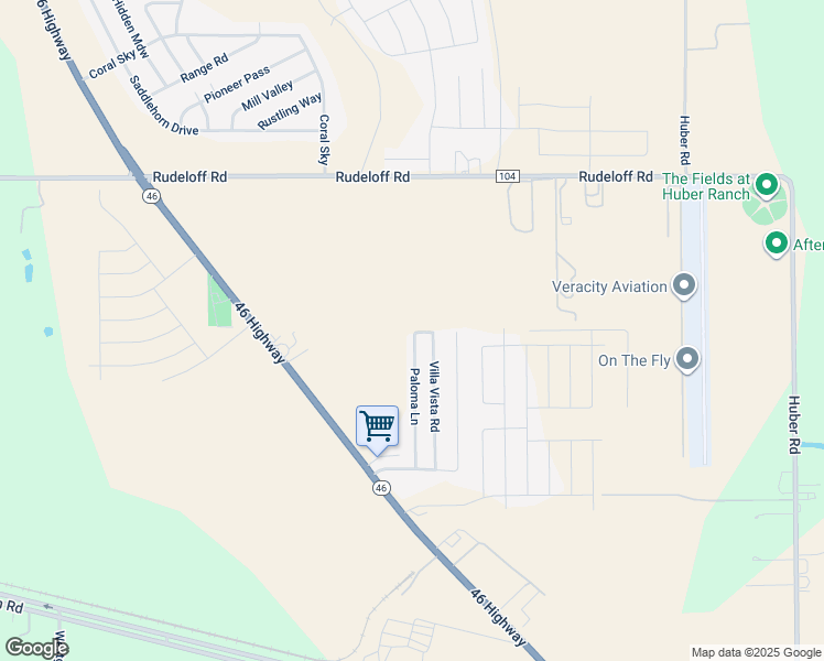 map of restaurants, bars, coffee shops, grocery stores, and more near 2534 Paloma Lane in Seguin