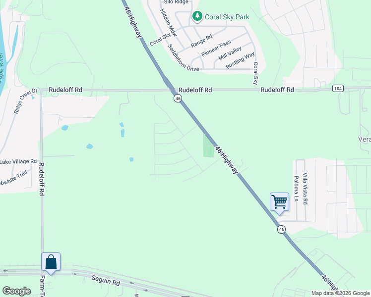 map of restaurants, bars, coffee shops, grocery stores, and more near in Seguin