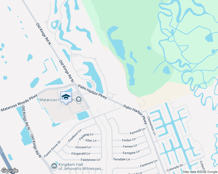 map of restaurants, bars, coffee shops, grocery stores, and more near 692 Mahogany Run in Palm Coast