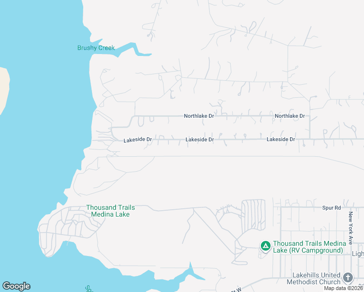 map of restaurants, bars, coffee shops, grocery stores, and more near 1491 Lakeside Drive in Lakehills