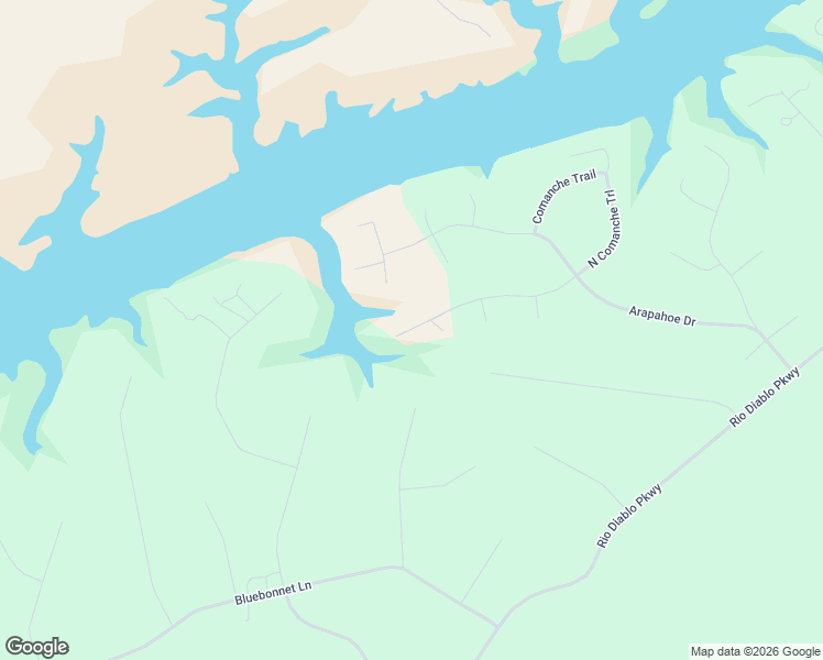 map of restaurants, bars, coffee shops, grocery stores, and more near Commanche Trail South in Del Rio