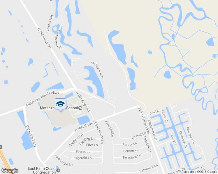 map of restaurants, bars, coffee shops, grocery stores, and more near 692 Mahogany Run in Palm Coast
