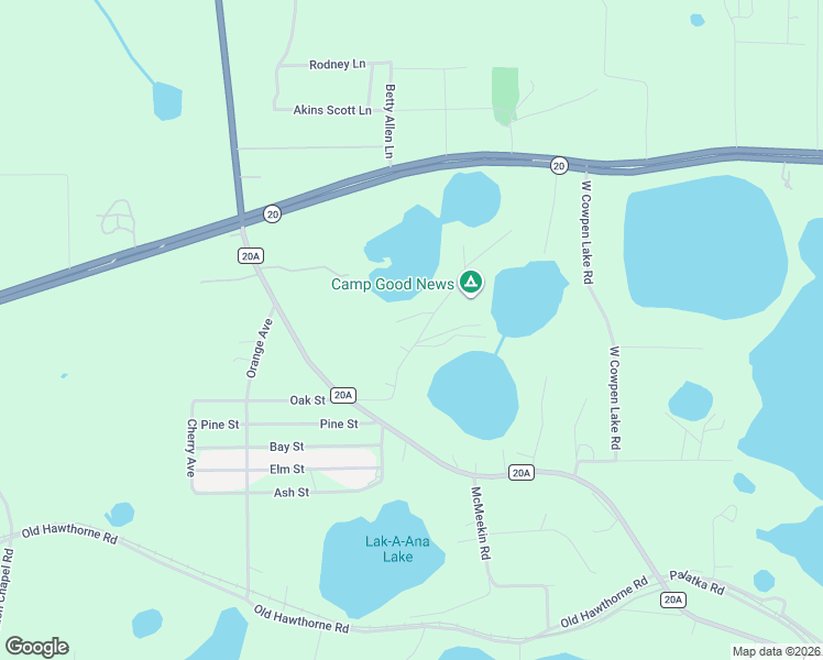 map of restaurants, bars, coffee shops, grocery stores, and more near 119 Twin Lakes Road in Hawthorne
