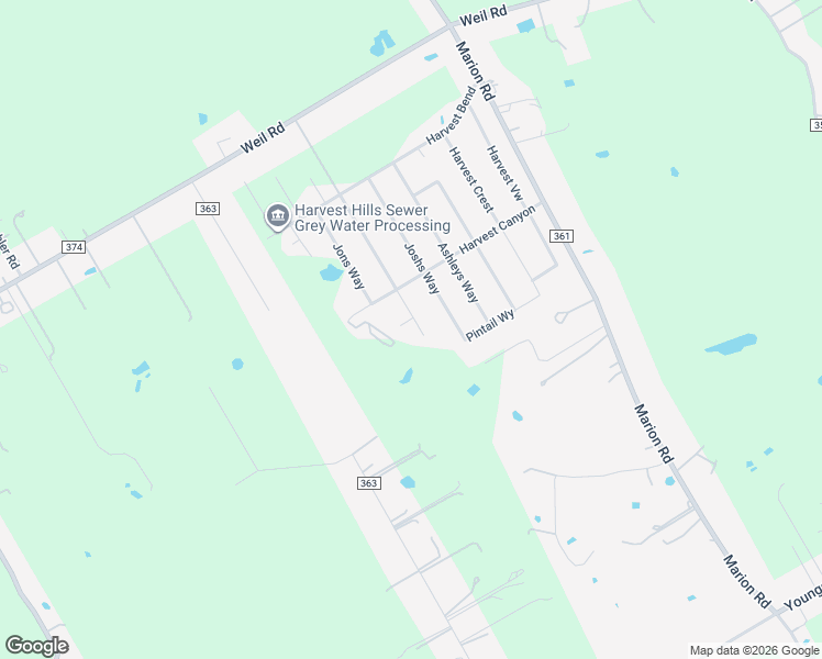 map of restaurants, bars, coffee shops, grocery stores, and more near 3206 Harvest Hills Boulevard in Marion