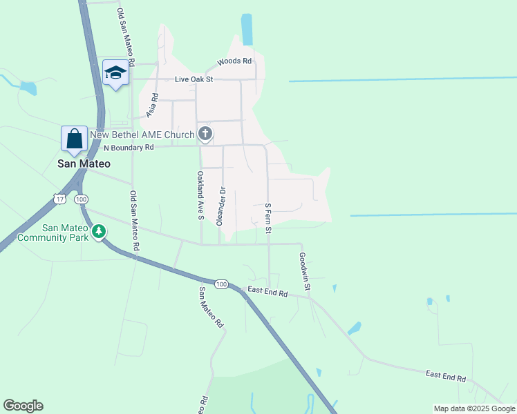 map of restaurants, bars, coffee shops, grocery stores, and more near 100 Buck Run Trail in San Mateo