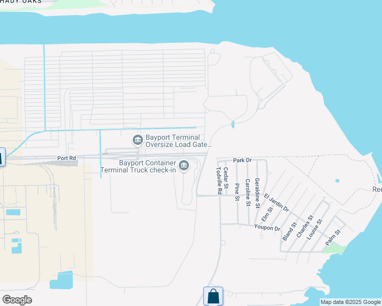 map of restaurants, bars, coffee shops, grocery stores, and more near 12621 Port Road in Pasadena
