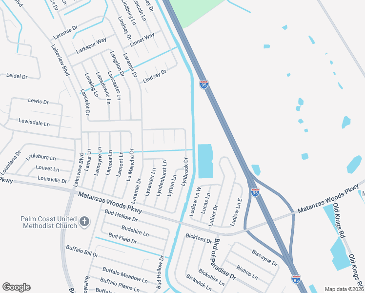 map of restaurants, bars, coffee shops, grocery stores, and more near 9 Lynn Place in Palm Coast