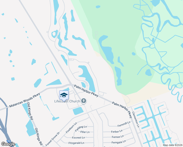 map of restaurants, bars, coffee shops, grocery stores, and more near 663 Mahogany Run in Palm Coast