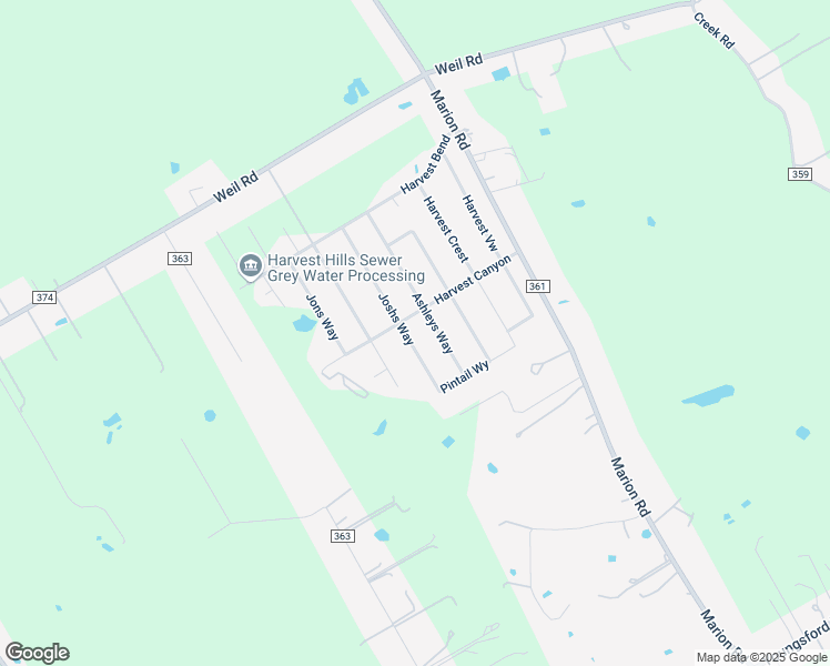 map of restaurants, bars, coffee shops, grocery stores, and more near 3236 Joshs Way in Marion