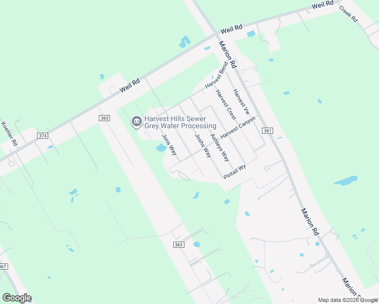 map of restaurants, bars, coffee shops, grocery stores, and more near 3206 Harvest Hills Boulevard in Marion