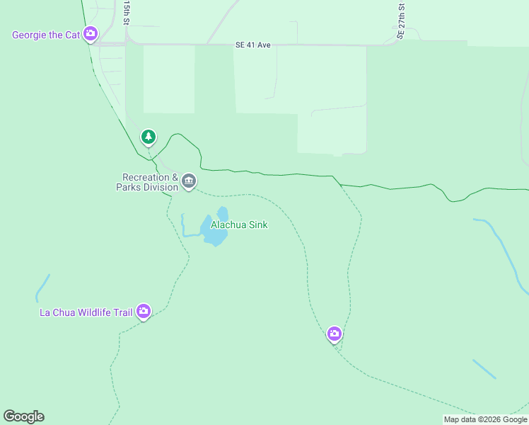 map of restaurants, bars, coffee shops, grocery stores, and more near 4808 Camp Ranch Road in Gainesville