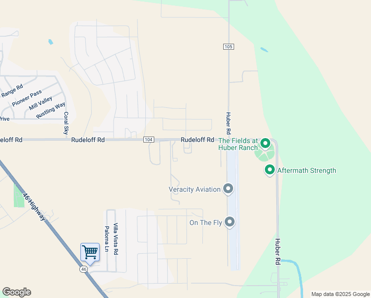 map of restaurants, bars, coffee shops, grocery stores, and more near 2217 Rudeloff Road in Seguin