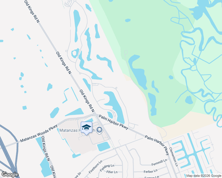 map of restaurants, bars, coffee shops, grocery stores, and more near 631 Mahogany Run in Palm Coast