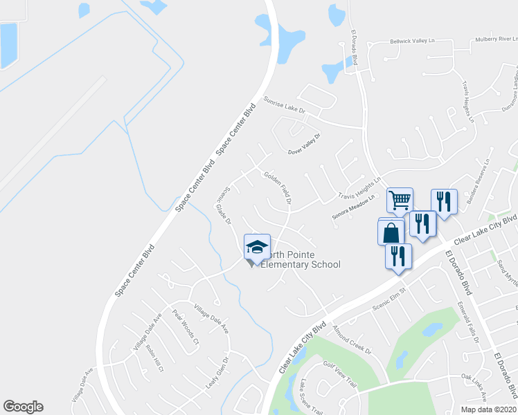 map of restaurants, bars, coffee shops, grocery stores, and more near 3111 Mossy Elm Court in Houston