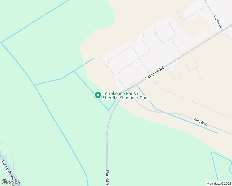 map of restaurants, bars, coffee shops, grocery stores, and more near 1924-2158 Savanne Rd in Houma