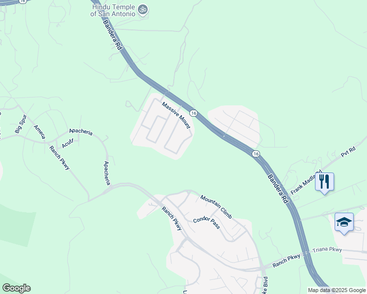 map of restaurants, bars, coffee shops, grocery stores, and more near in Helotes