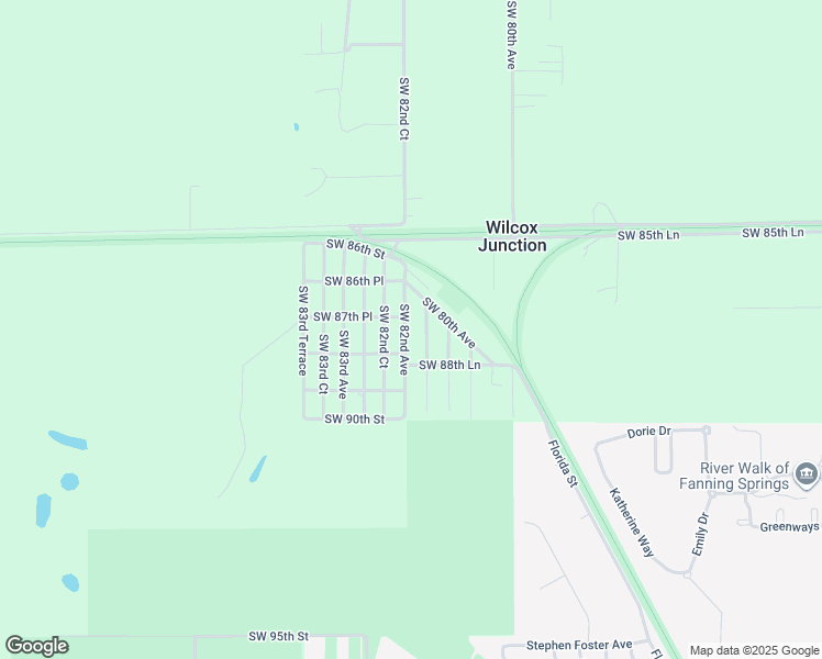 map of restaurants, bars, coffee shops, grocery stores, and more near 8780 Southwest 82nd Avenue in Trenton