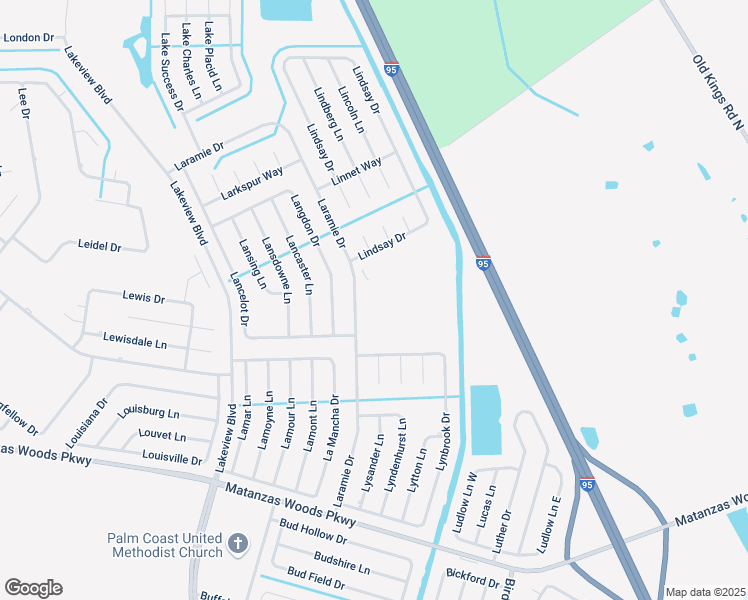 map of restaurants, bars, coffee shops, grocery stores, and more near 20 Matanzas Lakes Drive in Palm Coast