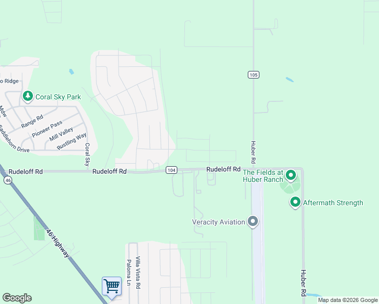 map of restaurants, bars, coffee shops, grocery stores, and more near 2217 Rudeloff Road in Seguin