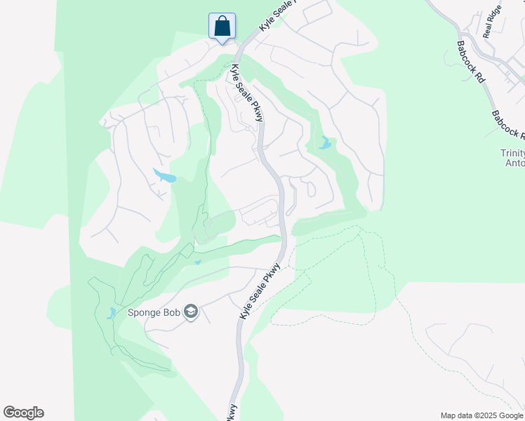 map of restaurants, bars, coffee shops, grocery stores, and more near 17123 Sonoma Ridge in San Antonio