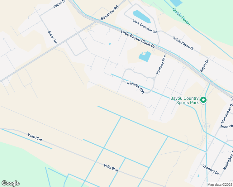 map of restaurants, bars, coffee shops, grocery stores, and more near 317 Myrtle Grove Drive in Houma