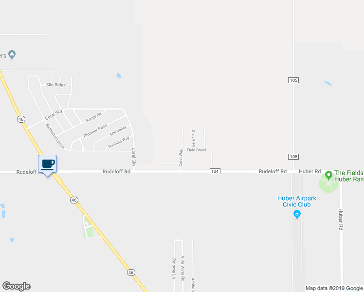 map of restaurants, bars, coffee shops, grocery stores, and more near Coral Way in Seguin