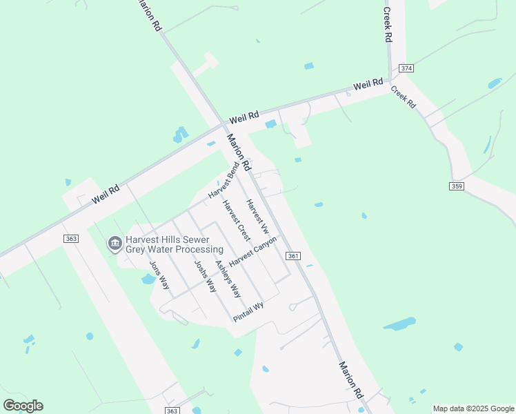 map of restaurants, bars, coffee shops, grocery stores, and more near 3329 Harvest View in Marion