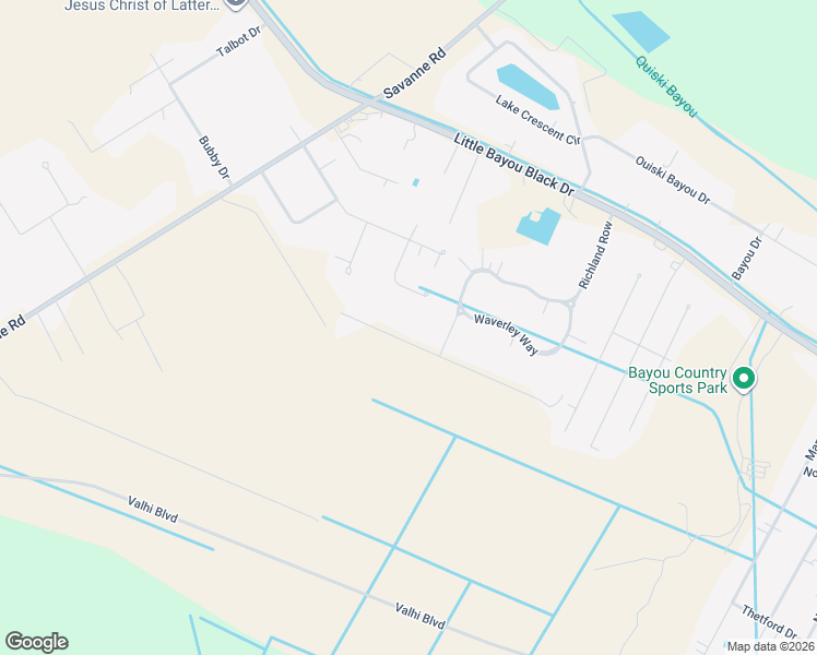 map of restaurants, bars, coffee shops, grocery stores, and more near 316-414 Myrtle Grove Drive in Houma