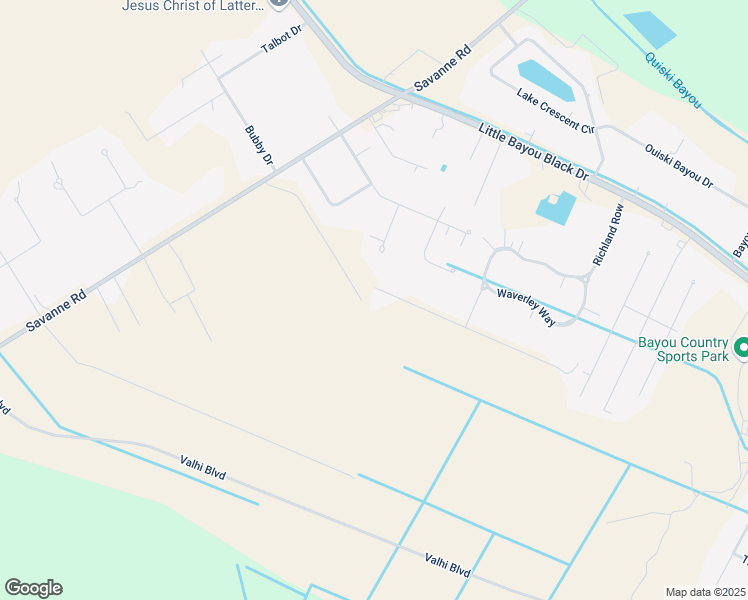 map of restaurants, bars, coffee shops, grocery stores, and more near 317-415 Myrtle Grove Drive in Houma