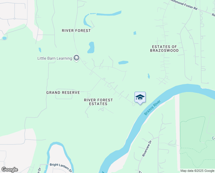 map of restaurants, bars, coffee shops, grocery stores, and more near 3303 River Forest Drive in Richmond