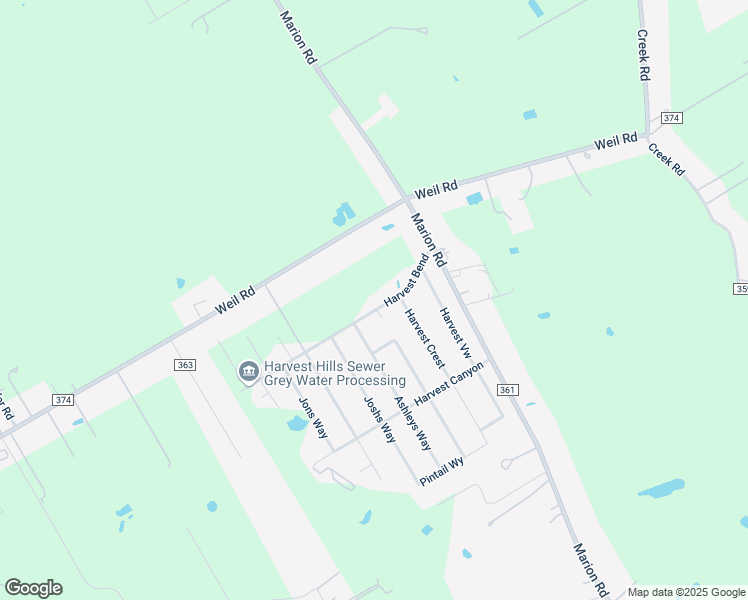 map of restaurants, bars, coffee shops, grocery stores, and more near 4473 Harvest Bend in Marion