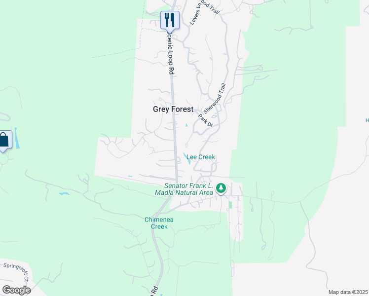 map of restaurants, bars, coffee shops, grocery stores, and more near 18114 Lakeshore Drive in Helotes