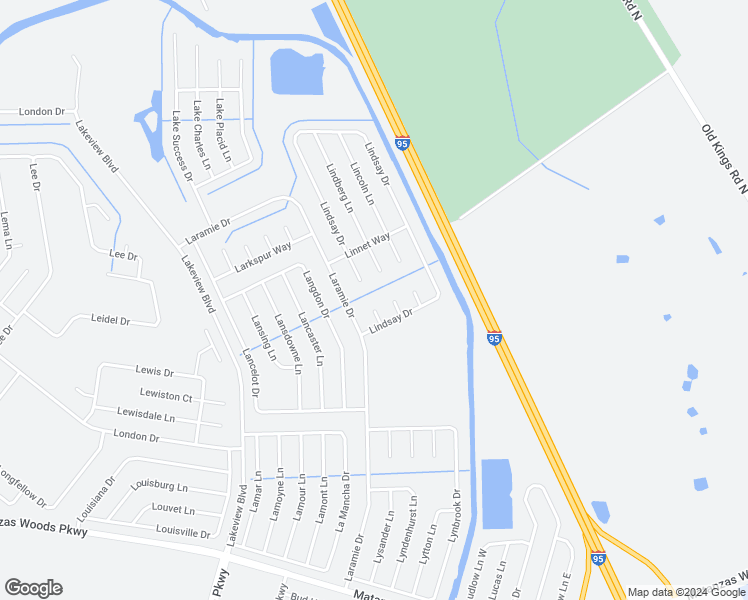 map of restaurants, bars, coffee shops, grocery stores, and more near 12 Lindsay Place in Palm Coast