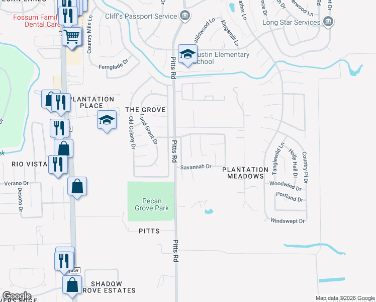 map of restaurants, bars, coffee shops, grocery stores, and more near 1119 Atlanta Drive in Richmond