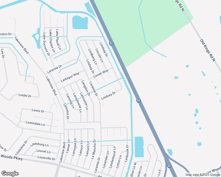 map of restaurants, bars, coffee shops, grocery stores, and more near 6 Linden Place in Palm Coast