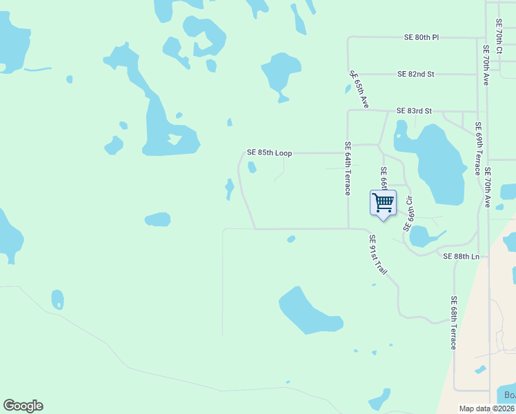 map of restaurants, bars, coffee shops, grocery stores, and more near 6039 Southeast 85th Loop in Trenton